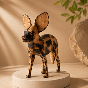 Figura Decorativa Africana de Madera Tallada a Mano para Decoración del Hogar, Sala de Estar, Regalo para Colgar en la Pared - Product Image 6