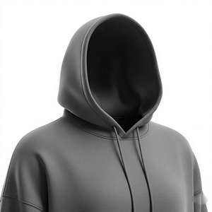 Sudadera con Capucha Unisex de Corte Holgado, Tejida, 100% Algodón Ecológico, Forro Polar de 410g, Estampado Frontal con Logotipo Personalizado, para Invierno - Product Image 5