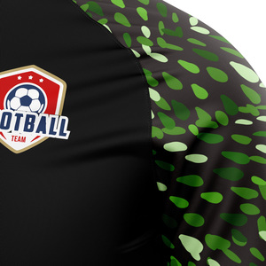 เสื้อแจ็คเก็ตฟุตบอลผู้ชาย แบรนด์ Sublimation สำหรับฤดูใบไม้ผลิ ระบายอากาศได้ดี น้ำหนักเบา ผลิตจากผ้าสแปนเด็กซ์/โพลีเอสเตอร์ - Product Image 4