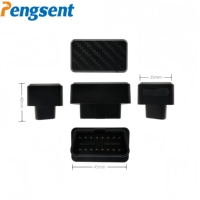 Pengsent FM08 Mini localisateur GPS 2G Plug-and-Play Car Tracker OBD II Microphone 4G Suivi de voiture pour véhicules Camions Certifié ROHS