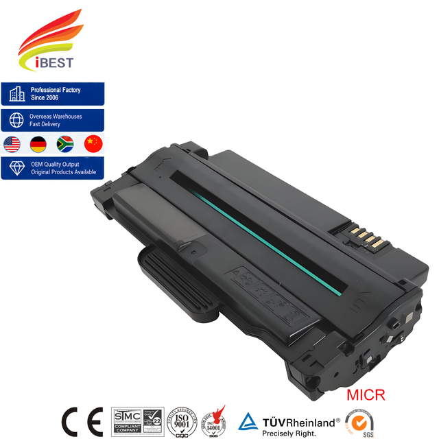 IBEST Compatible MICR Toner Cartridge Samsung ML-2525 SCX-4600 SCX-4623F for Samsung MLT-D105L MLTD105L for Bank Check Printing