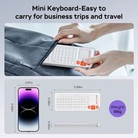 OEM ODM Mini-Tastatur mit Touchpad Kompakte Bluetooth-Funktastatur für Multigeräte-Nutzung Tragbares Design für Profis