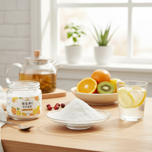 Poudre de Vitamine C de Qualité Alimentaire, <span class=keywords><strong>Acide</strong></span> L-<span class=keywords><strong>Ascorbique</strong></span> CAS 50-81-7, Antioxydant, Additif Alimentaire Séché pour Boissons et Pâtisseries - Product Image 2