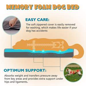 Wasserdichter Liner und Kühlgel Memory Foam Bequemes Hunde kisten Großes Hunde bett - Product Image 3