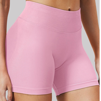 Shorts de compression sans couture pour femme, taille élastique mi-haute, motif écossais, antibactériens, séchage rapide, anti-déchirure