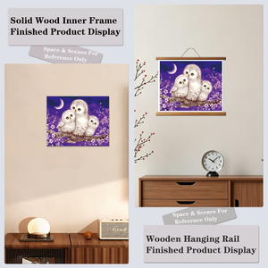 2026New Small <b>Picture</b> Diy Numbered <b>Framed</b> owl Painting Paint by Numbers Kits for Children Kid - Product Image 6