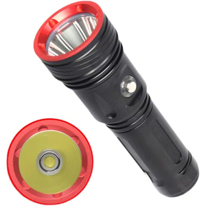 ไฟฉายดำน้ำ 3000LM IP68 กันน้ำลึก 100 เมตร ไฟฉาย LED แบบพิเศษสำหรับดำน้ำ ตกปลา ตั้งแคมป์ - Product Image 3