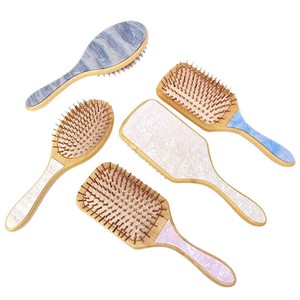 High-End Ionic Paddle <strong>Comb</strong> Patch Airbag Massage &amp; Anti-Static Hair Care <strong>Customizable</strong> Logo Smooth Fluffy <strong>Comb</strong> for Anti-Hair Loss - Product Image 3