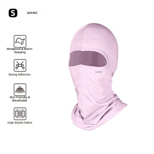 Masque de <span class=keywords><strong>ski</strong></span>, cache-visage, couvre-tête pour adultes, garçons, filles, coupe-vent, anti-froid, respirant, polyester, <span class=keywords><strong>ski</strong></span>/équitation, visage entier - Product Image 3