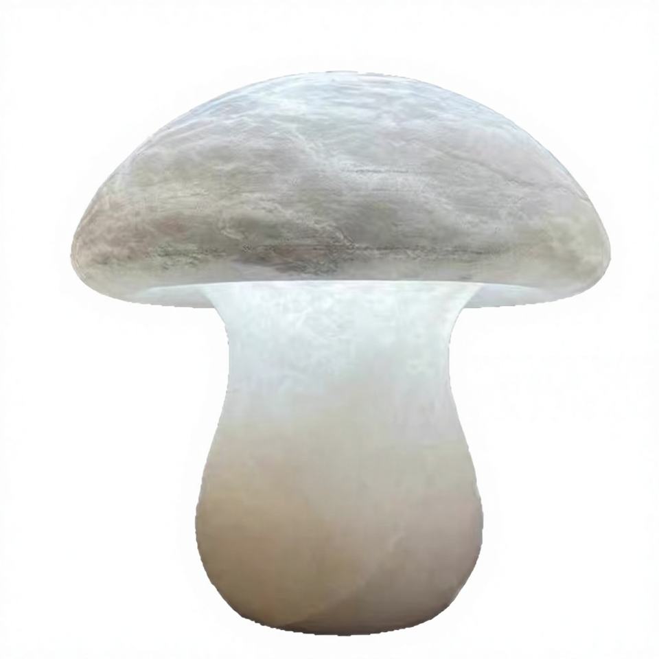 Container Attributes Modern Marble Mushroom Table Lamp LED Dimmable Desk Light 3000K Warm ...