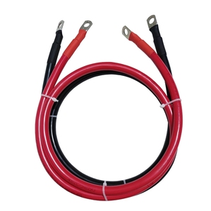 8/6/4/2 AWG 10/16/25/35mm2 câble de connexion de batterie fil de cuivre avec bornes pour connexion parallèle UPS, onduleur, série de batteries - Product Image 1