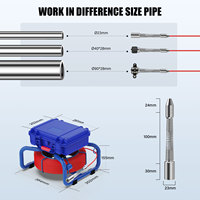 Endoscope tubulaire articulé 30M 360° étanche IP68 avec écran 4,3 pouces et fonction d'enregistrement pour l'inspection des conduites CVC et de la plomberie