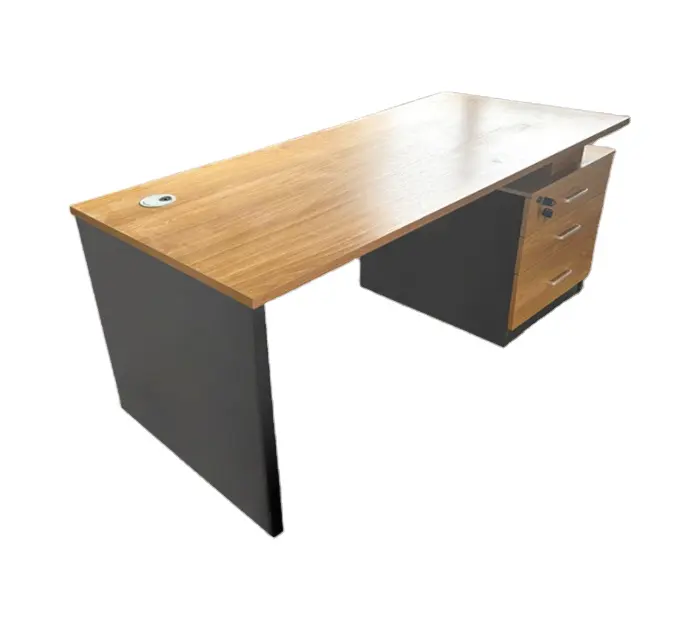 Bureau d'ordinateur de table de bureau en bois facile à assembler pour ordinateur pc