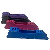 Cadre de patins à roulettes de vitesse en ligne YSMLE à 5 trous, 3 roues 110 mm, 4 roues 90 mm, en aluminium pour hockey