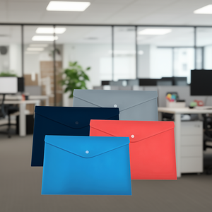 Carpeta con Cierre Elástico de PP Esmerilado, Colores Surtidos, Paquete de 12, Almacenamiento de Documentos de Oficina - Product Image 2