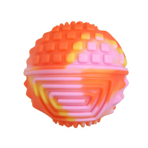 Textured Silicone Sensory Stress <b>Balls</b> in Assorted Colors Soft <b>Squeeze</b> Fidget Toys for Tactile Play and Relaxation - Product Image 1