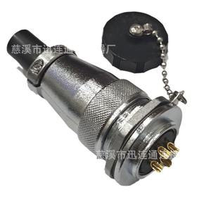 ปลั๊กไฟฟ้า Xunlian Aviation Plug WS28 โลหะผสมสังกะสี แบบเสียบผ่านผนัง 2 ถึง 26 พิน สำหรับงานวิศวกรรม - Product Image 1