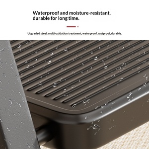 Échelle pliante multifonctionnelle télescopique en acier carbone épaissi pour usage domestique, échelle à quatre marches en forme de A, petite échelle portable - Product Image 2