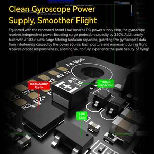 SpeedyBee F405 Mini Stack BLS 35A 4 en 1 ESC para Bluetooth FC Wireless Tuning 3-6S Flight Stack Compatible con Drones al aire libre - Product Image 2