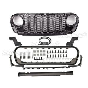Parrilla Delantera para Auto, Parrilla Deportiva, Rejilla Frontal para JL Wrangler Gladiator 2018-2024, Kit de Carrocería, Accesorios para Auto - Product Image 5