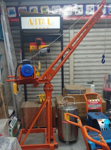 800kg <span class=keywords><strong>1t</strong></span> 3t động cơ Palăng thủy lực nâng gấp cánh tay Xe Tải Cần cẩu 2 tấn cần cẩu di động - Product Image 3