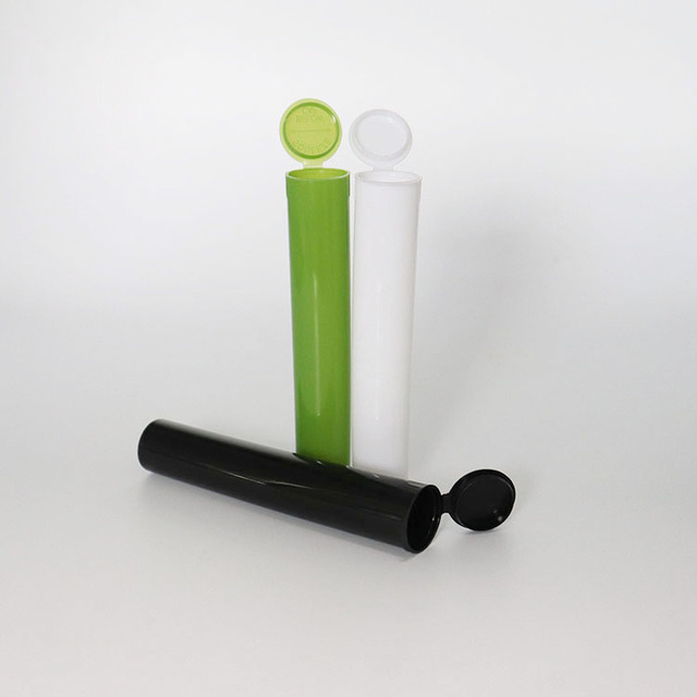 Packaging Pop Top Plastic Colorful Tubes 98mm 120mm Tube Packaging