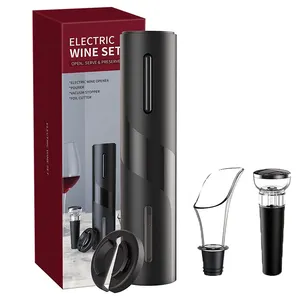 Abrebotellas de vino eléctrico recargable por Usb multifuncional automático/automático comercial creativo abridor de botellas de vino automático