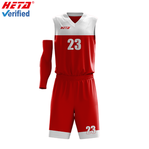Uniformes de Baloncesto de Alta Calidad, Diseño Europeo Personalizado, Camiseta de Baloncesto Negra y Roja a Precio Económico - Product Image 5