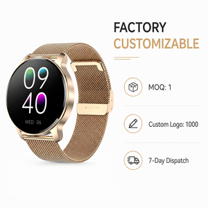 Reloj Inteligente I50 para Mujer, Pantalla Táctil Completa, Esfera Personalizable, Monitor de Frecuencia Cardíaca 24H, SpO2, Presión Arterial, Estrés y Sueño, Directo de Fábrica, Logotipo Personalizable Disponible - Product Image 1