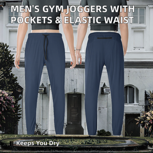 Pantalons de sport pour hommes en gros, style sportif, devant plat, taille mi-haute, respirants, séchage rapide, fermeture éclair, poche de sport, taille élastique - Product Image 2