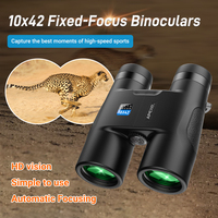 Telescopio Profesional de Alta Potencia Apexel para Exteriores, Binoculares 10x42 de Enfoque Fijo para Observación de Aves y Turismo