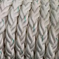 Corde en polyester à 8 brins de 96 mm, haute résistance, anti-corrosion, pour remorque de bateau, emballage, autres chargements et déchargements marins
