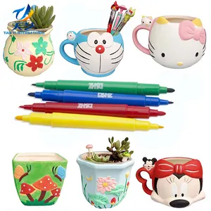 Non-toxic Acrylic Paint Pens For Ceramic Painting Porcelain Markers Pen Oven Bake Ceramic Painting Pens Ideal DIY For Mugs