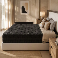 Matelas à ressorts ensachés indépendants noirs personnalisables