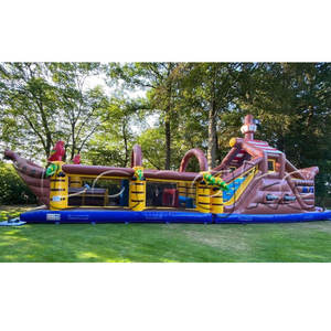 Rent a full size pirate ship for a pool party or a mobile pirate