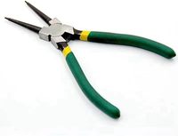 Venta al por mayor doble uso 4 piezas 7 pulgadas clip abrazadera codo cabeza recta Alicates de resorte interior curva exterior curva manual Juego de Herramientas