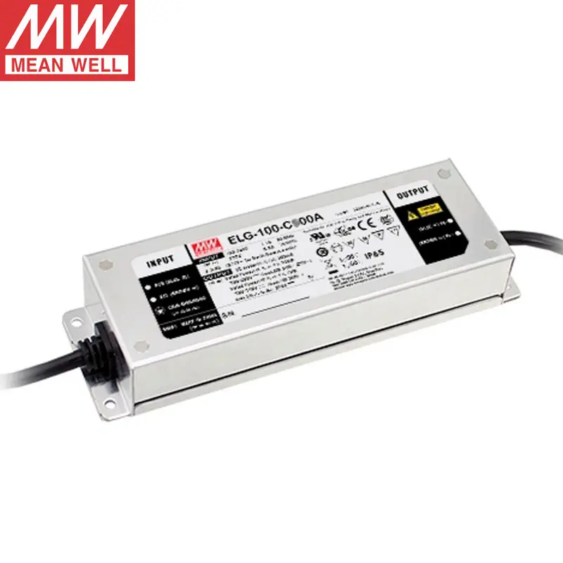 Meanwell Controlador LED de modo de corriente constante de 100W, Serie de 1, 700ma