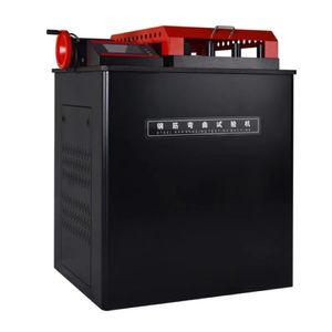 Machine d'essai de cintrage de barres d'armature Gw-40A 6-50mm équipement d'essai de laboratoire Machine d'essai de cintrage de barres d'armature de barre d'acier manuelle - Product Image 1