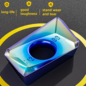 Plaquettes de fraisage CNC SERTAN APMT1135 & 1604 en carbure revêtu 60HRC, profondeur de rainurage max. 17 mm, forme rectangulaire pour fraiseuse CNC - Product Image 4