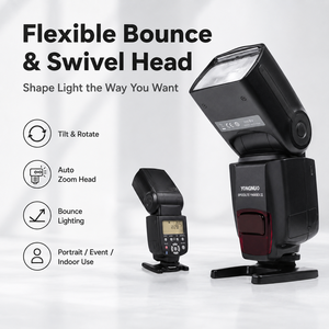 Flash Inalámbrico Yongnuo YN565EX III TTL Slave para Cámaras DSLR <span class=keywords><strong>Canon</strong></span> GN58, Flash Profesional de Alta Velocidad con Reciclaje Rápido - Product Image 4