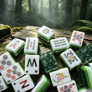 Ensemble de Mahjong de Luxe Série Designer, <span class=keywords><strong>le</strong></span> <span class=keywords><strong>Magicien</strong></span> <span class=keywords><strong>d</strong></span>'<span class=keywords><strong>Oz</strong></span>, 160 Pièces, Tuiles en Acrylique Cristal Épais à Quatre Couches, pour Voyage et Famille - Product Image 6