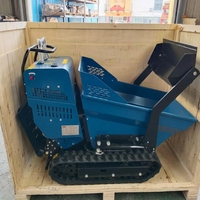 Nouvelle conception, nouvelles options de couleurs pour les mini-dumpers sur chenilles, chargeurs frontaux sur chenilles, moteur Briggs&Stratton, haute efficacité, fiables