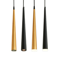Lustre rond en aluminium LED avec cristaux, anti-éblouissement, Ra90 5W, pour la maison, le bureau, style nordique, petite taille