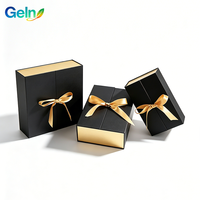 Boîte cadeau magnétique de luxe réutilisable et portable, doublée de satin, avec gaufrage, double porte, pour bijoux, parfums, cadeaux de mariage et d'anniversaire