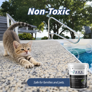 Piedra Lavada con Resina Blue Kingfisher, Personalizada de Fábrica para Clubes Náuticos, Marinas, Caminos Marítimos, Resistente al Sal y Antideslizante - Product Image 5