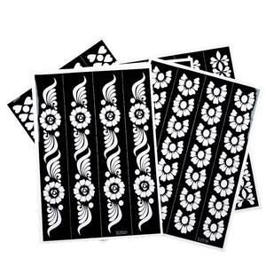 Venta caliente mejor Simple único nupcial Henna Mehndi diseños para mano y pie pegatinas <span class=keywords><strong>de</strong></span> tatuaje temporal - Product Image 4