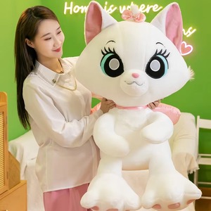 Juguete de Peluche de Gato Mary, de Algodón Suave, Diseño de Dibujos Animados, Lindo Peluche para Niñas, Regalo para Niñas en Días Festivos, Gato Princesa Blanco - Product Image 5