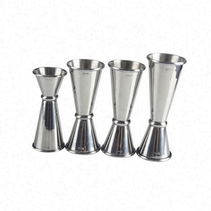 BD-077 Tasse à mesurer double face en acier inoxydable pour cuisine, capacité 30-60 ml, qualité alimentaire, bonne qualité, logo personnalisable, modèle avancé - Product Image 1