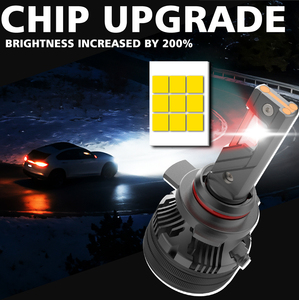 Đèn pha <span class=keywords><strong>LED</strong></span> T80 200W 20000lm 12V chùm sáng đơn năm 2025, mới nhất, tương thích với H4 H7 H11 9005 9012 - Product Image 6