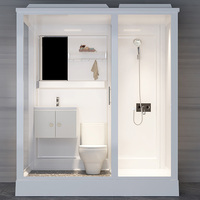 Toilettes mobiles sanitaires préfabriquées tout en un Salle de douche Salle de bain modulaire